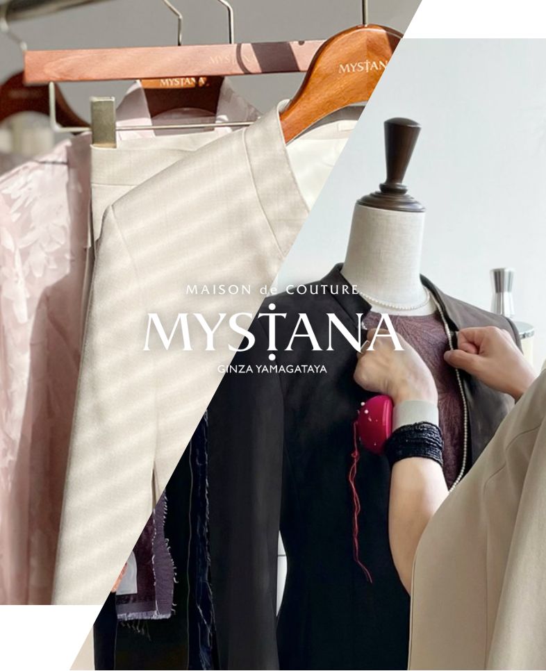 再々値下げ★新品未使用★銀座山形屋Mystanaネイビーレディースパンツスーツ 新品未使用☆銀座山形屋Mystanaネイビーレディースパンツスーツ